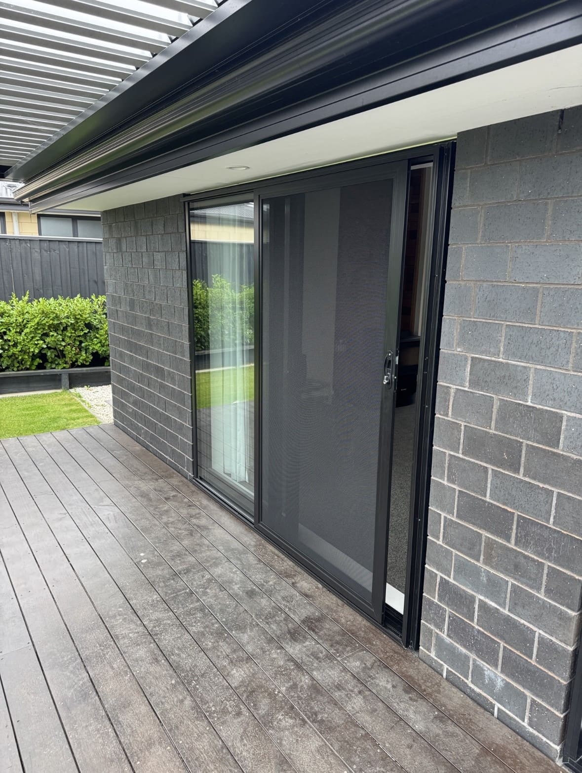 Amplimesh sliding security door installed in Canterbury